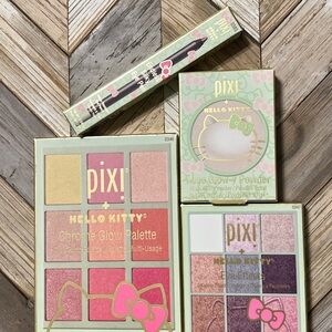 Pixi Hello Kitty Chrome Glow Palette and Eye Effects Set